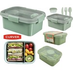 Pojemnik na żywność prostokątny LUNCH KIT 1,2L zielony