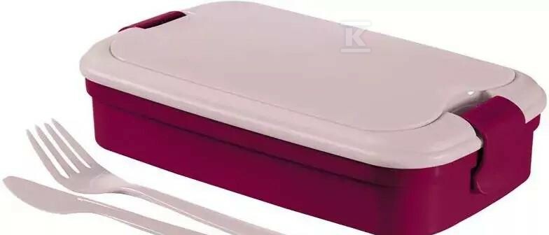 Pojemnik śniadaniowy ze sztućcami - CRV225059