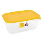 Zestaw pojemników FRESH&GO 3szt 0,5 1 2L żółty