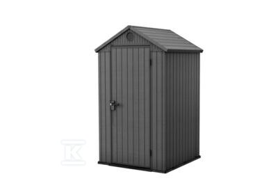 Domek narzędziowy DARWIN 4x4 szary 118 - CRV259005