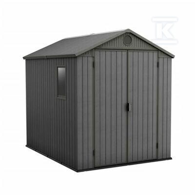 Domek narzędziowy DARWIN 6x8 szary 190 - CRV249361