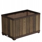 Doniczka DECO RECTANGLE PLANTER walnut