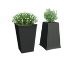 Doniczka FLORA DUO black