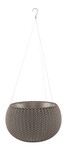 Doniczka wisząca COZY S WITH HANGING SET brown
