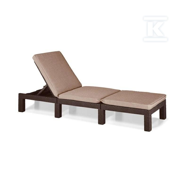 Leżak DAYTONA DELUXE brąz - CRV258814