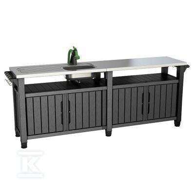 Kuchnia ogrodowa 415l grafit - CRV249459