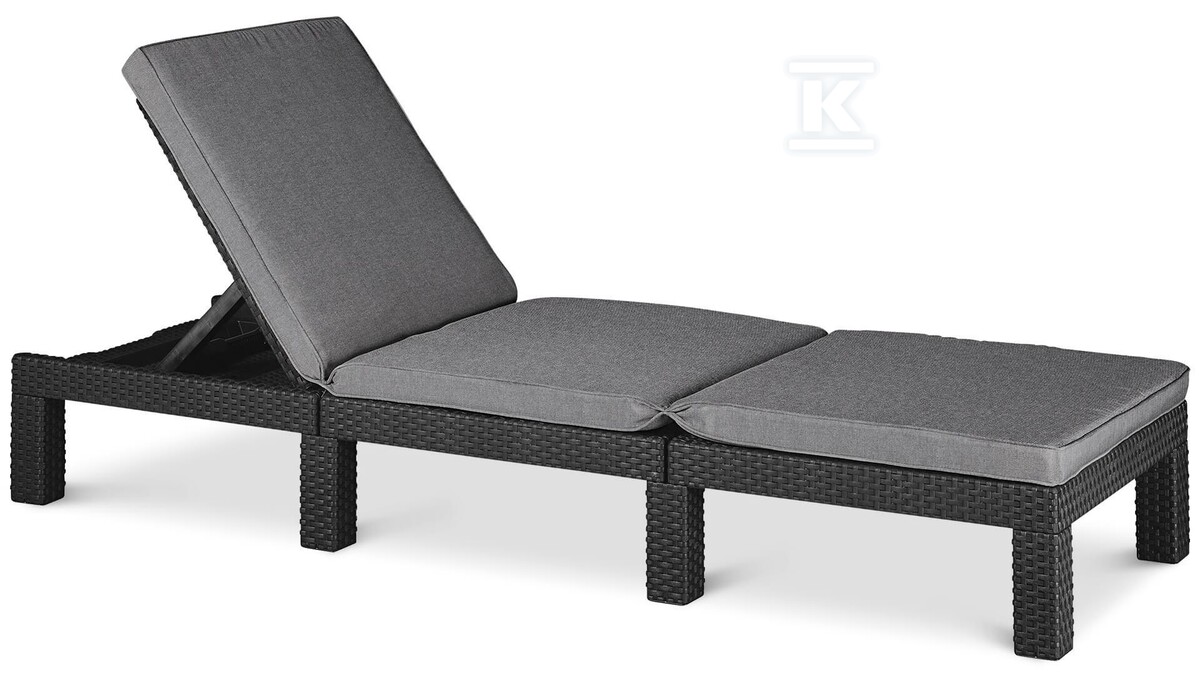 Leżak DAYTONA DELUXE grafit - CRV252223
