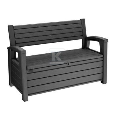 Ławka ze skrzynią HUDSON BENCH antracyt - CRV259122