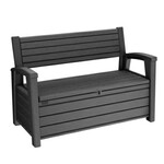Ławka ze skrzynią HUDSON BENCH antracyt