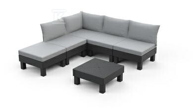Meble ogrodowe zestaw modułowy - CRV257361