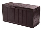 Skrzynia ogrodowa-balkonowa SHERWOOD 270 L brązowa