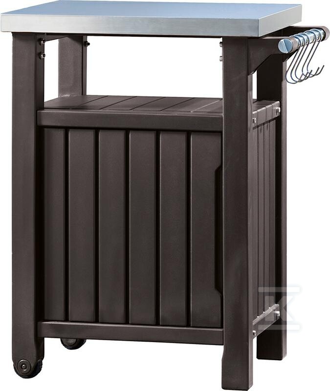 Stół grilowy blat ze stali nierdzewnej - CRV230410