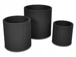 Zestaw doniczek S+M+L CYLINDER PLANTERS anthracite