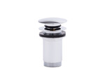 Zawór spustowy KLEOME bez przelewu, click-clack, 5/4", chrom