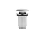 Zawór spustowy KLEOME z przelewem, click-clack, 5/4", chrom