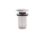 Zawór spustowy KLEOME click-clack, 5/4", nikiel szczotkowany