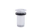 Zawór spustowy KLEOME bez przelewu, click-clack, 5/4", chrom