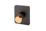 Bateria ARDESIA natryskowa podtynkowa 1-funkcyjna, rose gold / black