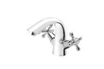 Bateria LACRIMA umywalkowa stojąca, korek metalowy click-clack, chrom