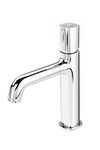 Bateria MEANDRO umywalkowa stojąca, korek metalowy click-clack, chrom