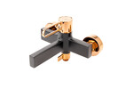 Bateria ZAFFIRO wannowa bez zestawu natryskowego, rose gold / black