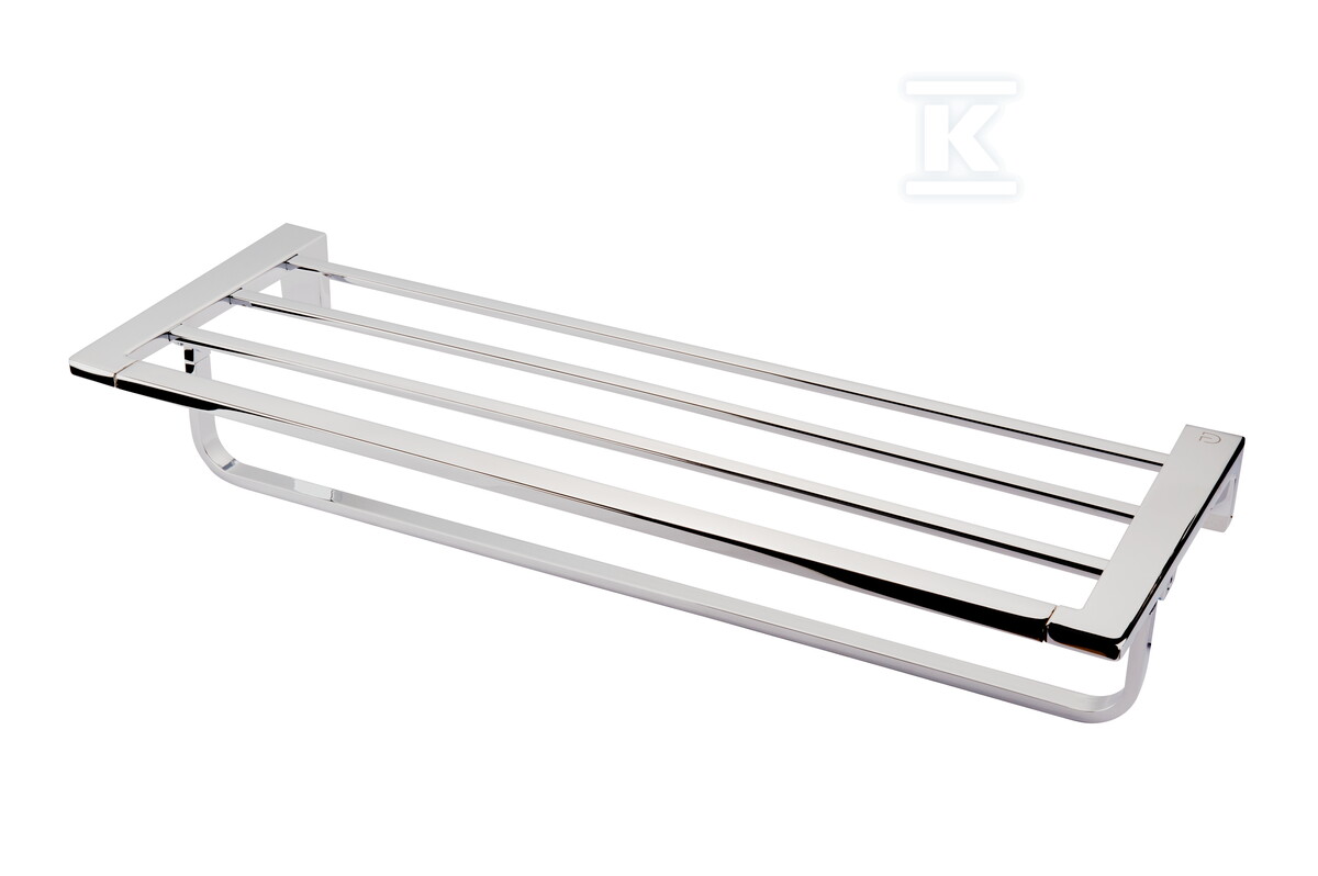 Wieszak PIAZZA na ręcznik 60cm z półką, - FD6-PZA-11-11