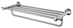 Wieszak LACRIMA na ręcznik 60cm z półką, chrom