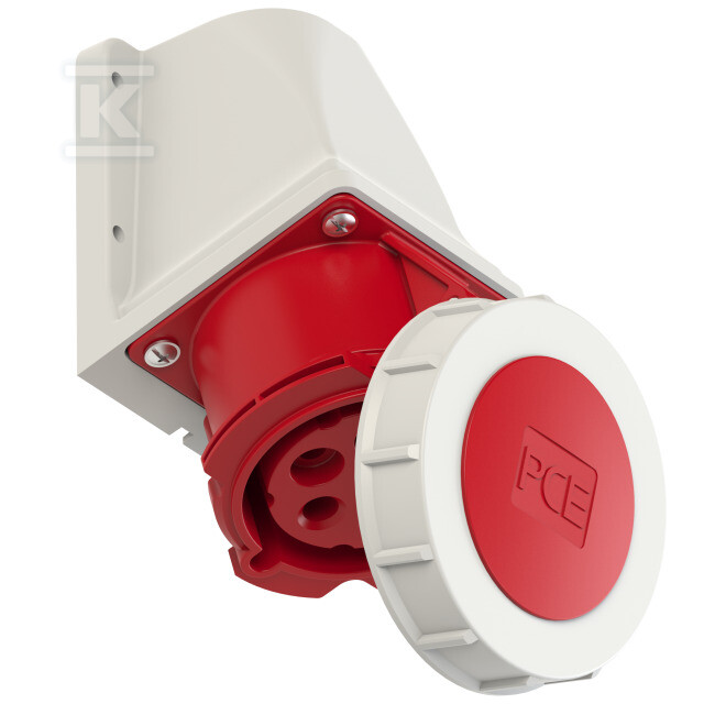 Gniazdo stałe 32A 5P 400V 6H IP67 - 1252-6V