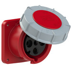 Gniazdo tablicowe proste, seria POWER TWIST 100x100mm 63A 4P 400V 6H IP66/67
