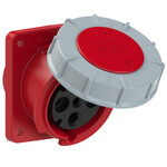 Gniazdo tablicowe skośne, seria POWER TWIST 112x100mm 63A 4P 400V 6H IP67