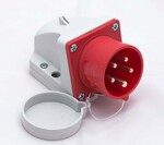 Wtyczka odbiornikowa z zatyczką 32A 5P 400V 6H IP44
