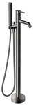 Bateria wannowa wolnostojąca CIRICULUS, gun metal