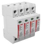 Обмежувач перенапруги типу T1+T2, полюс 3+NPE, Limp: 7 кА (10/350), In: 20kA (8/20), Imax: 50kA, Uc: 255V AC RSP-T1T2-AC 7/3+NPE