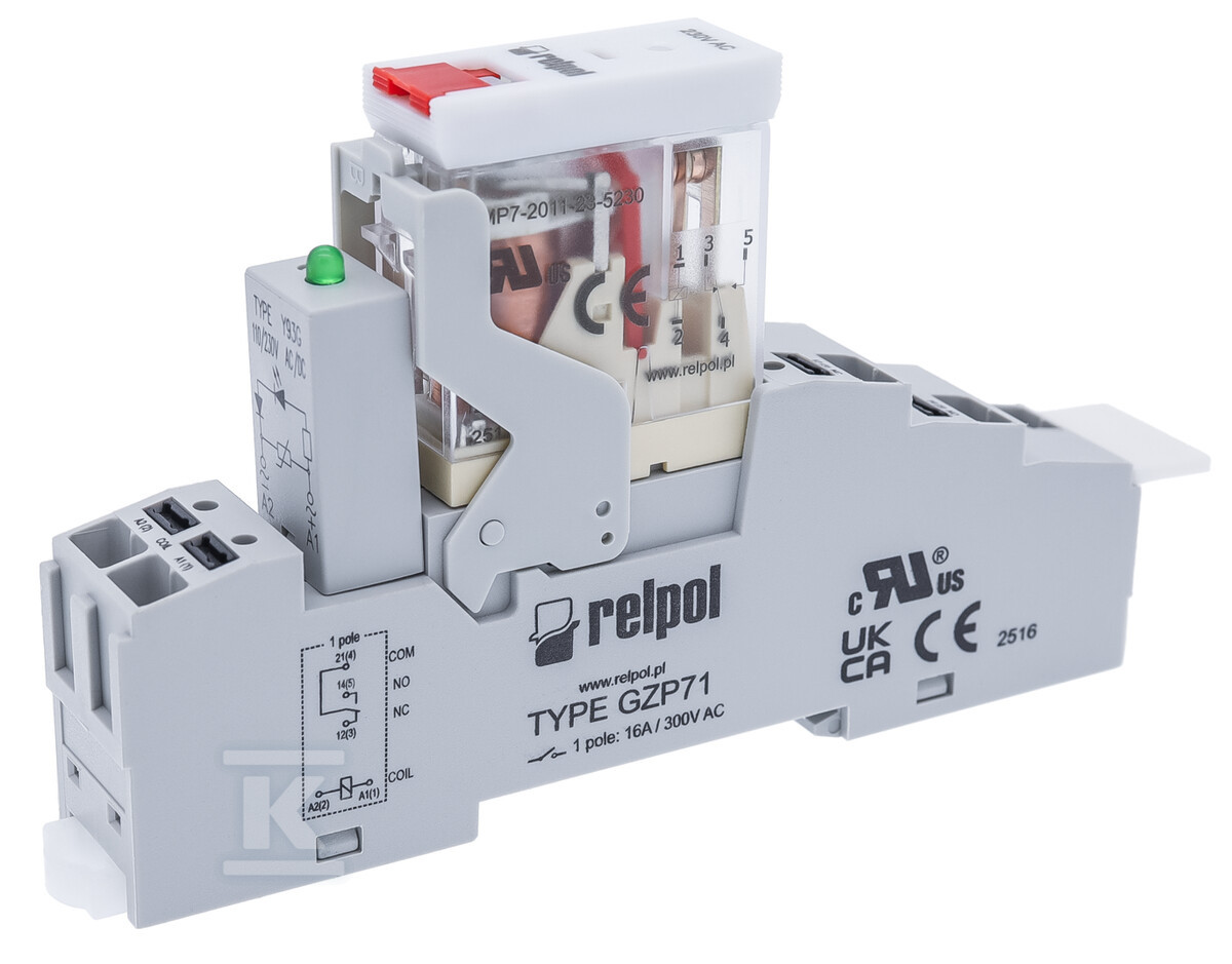 Реле інтерфейсу 1P, AgNi, 230 V AC - 2617316