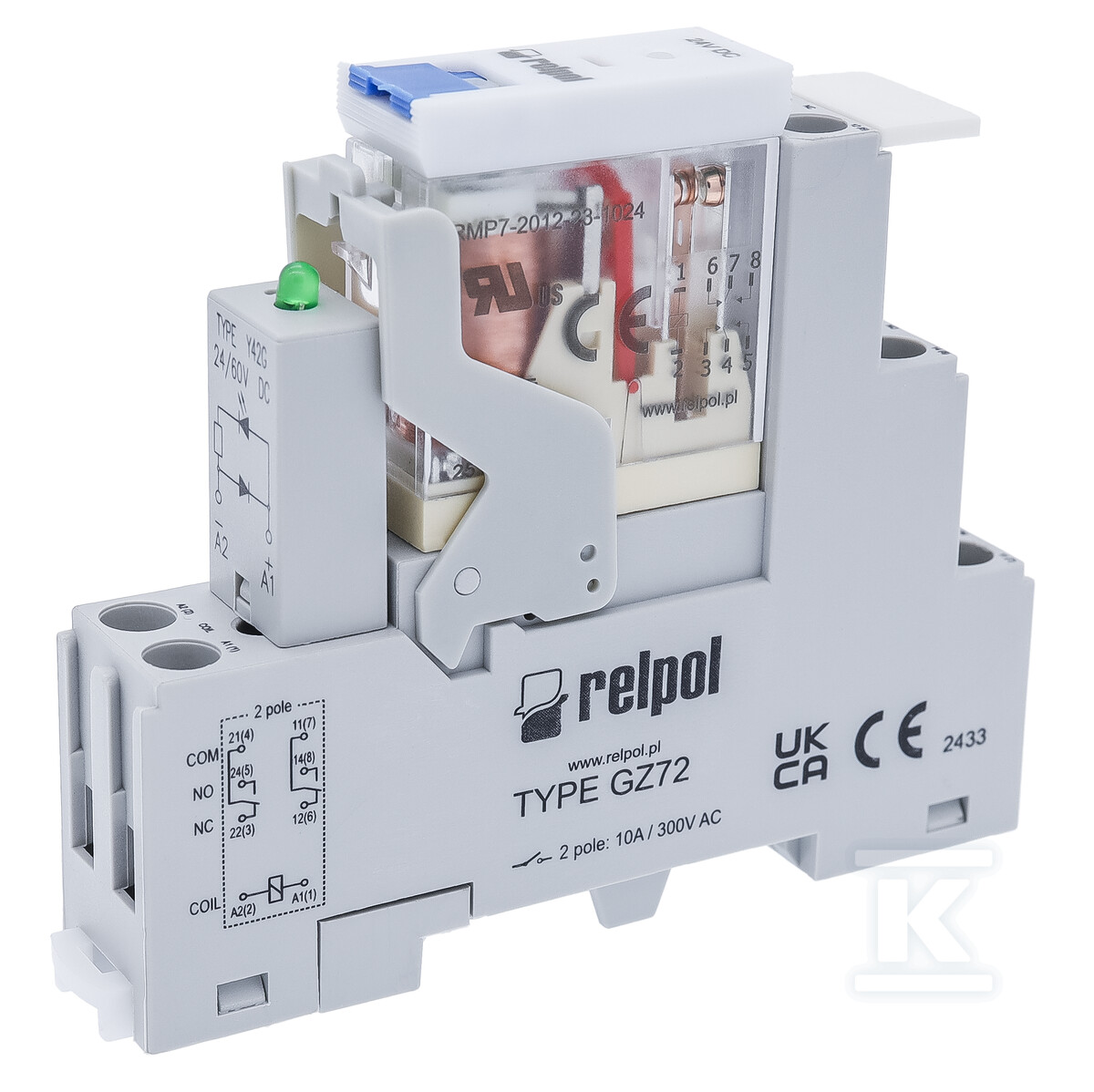 Relé de interfaz 2P, AgNi, 24 V DC - 2617330