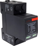 Omezovač přepětí pro vysokonapěťové aplikace, T1+T2, 230V AC, Iimp: 25 kA (10/350), Imax: 100 kA, Uc: 275V AC RSP-EH25/100-275/10