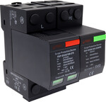 Обмежувач перенапруги для застосувань високої напруги, T1+T2, 230V AC, Iimp: 25 kA (10/350), Imax: 100 kA, Uc: 275V AC RSP-EH25/100-275/11