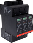 Обмежувач перенапруги тип T1+T2, 3 полюси, 1500 V DC, Imax: 50kA, In: 20kA, Iimp: 4.5 kA (10/350) RSP-PV4.5-1500-3P