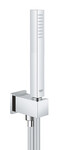 Душовий набір Euphoria Cube Stick, хром, обмежувач потоку 9,5 л / хв, шланг 1250 мм, з вбудованим з'єднувальним коліном