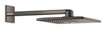 Deszczownica Rainshower SmartActive 310 Cube z ramieniem 430 mm, 2 strumienie, hard graphite