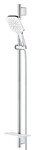 Zestaw Rainshower SmartActive 130 Cube z drążkiem prysznicowym 900 mm, 3 strumienie, moon white