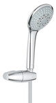 Zestaw prysznicowy punktowy Euphoria 110 Champagne, 1750 mm, chrom prysznic ręczny 3 strumienie, uchwyt ścienny