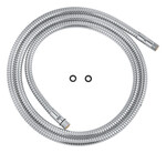 Металевий шланг для душу, хром, 2000 мм