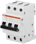 Автоматичний вимикач, 3P, характеристика B, 2A, 6kA, AC | S203-B2