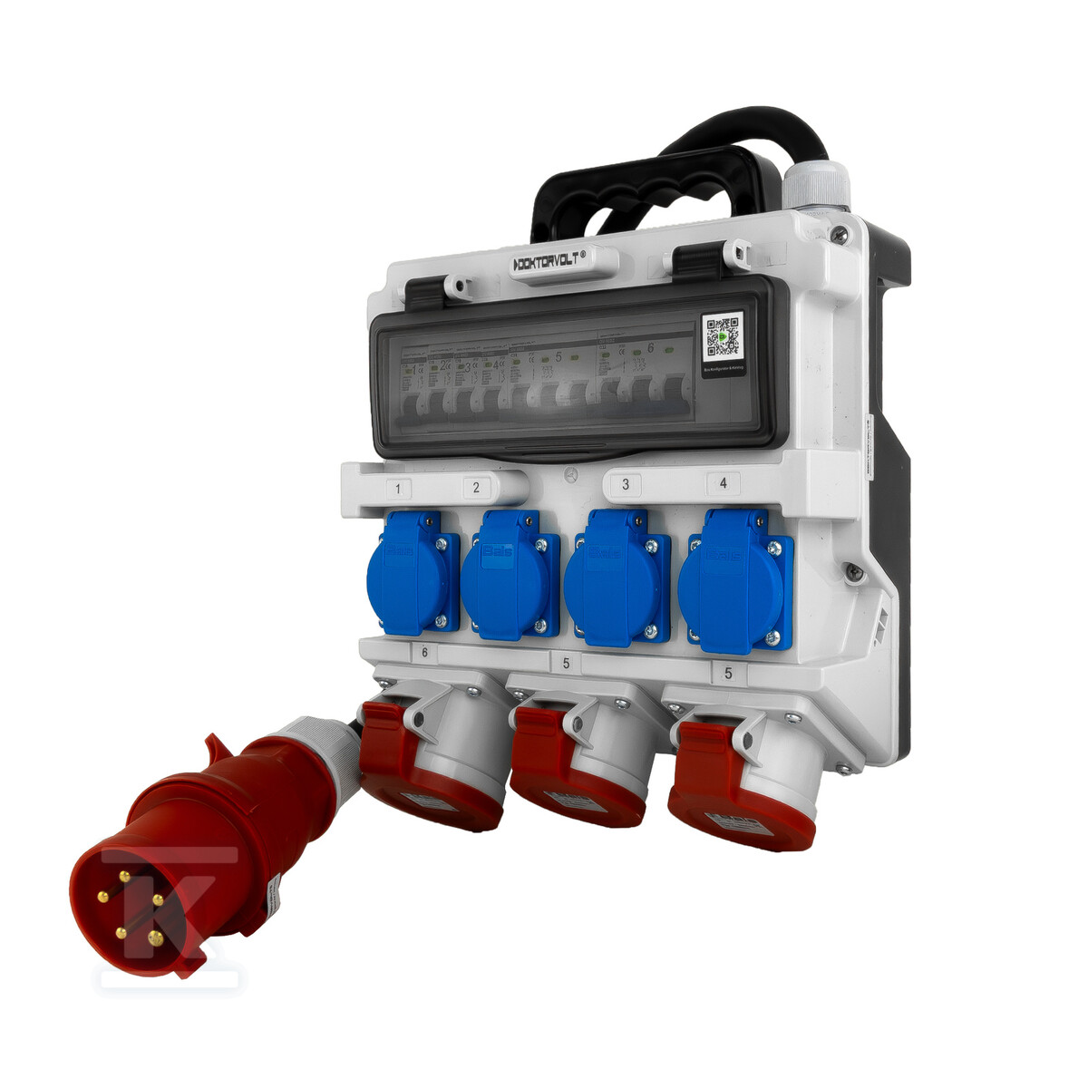 Cuadro de distribución de obra 2x16A - DV-1420-F