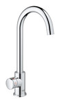 GROHE Red Duo Кухонна система кип'ятіння, хром, стовпчиковий клапан і бойлер 4 л, доступ тільки до окропу, запобіжник, кут повороту виливу тип C 150°, фільтр в комплекті