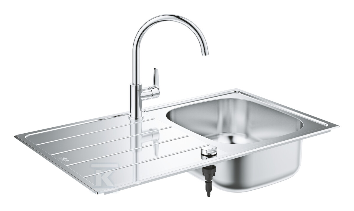 Zlewozmywak K200 z baterią kuchenną - 31562SD1