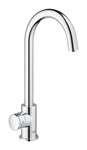 Zawór sztorcowy Mono Grohe Blue Home, chrom, zawór sztorcowy, filtr 600 l, chłodziarka i butla CO2, dostęp tylko do wody filtrowanej / gazowanej, kąt obrotu wylewki typu C 150° moduł Buetooth