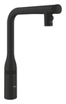 Bateria zlewozmywakowa Essence SmartControl - z funkcją SmartControl, stojąca, 2 strumienie, wylewka obracana 140°, czarny mat