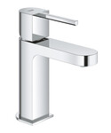 GROHE Plus Одноважільний змішувач для раковини, розмір S, хром, обмежувач потоку 5,7 л/хв, керамічна головка 28 мм, заглушка Push-Open